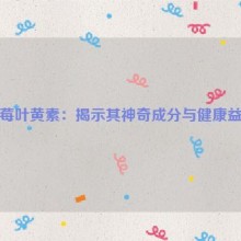 蓝莓叶黄素：揭示其神奇成分与健康益处