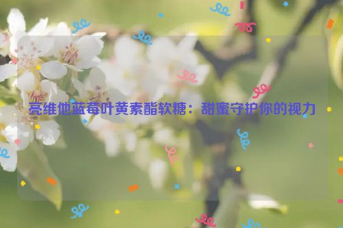 亮维他蓝莓叶黄素酯软糖：甜蜜守护你的视力