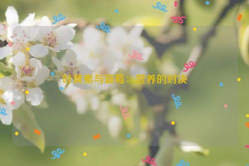 叶黄素与蓝莓：营养的对决