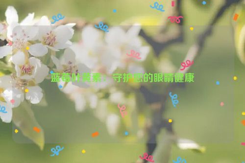 蓝莓叶黄素：守护您的眼睛健康